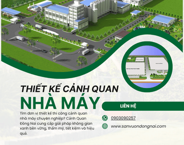Dịch vụ thiết kế cảnh quan nhà máy
