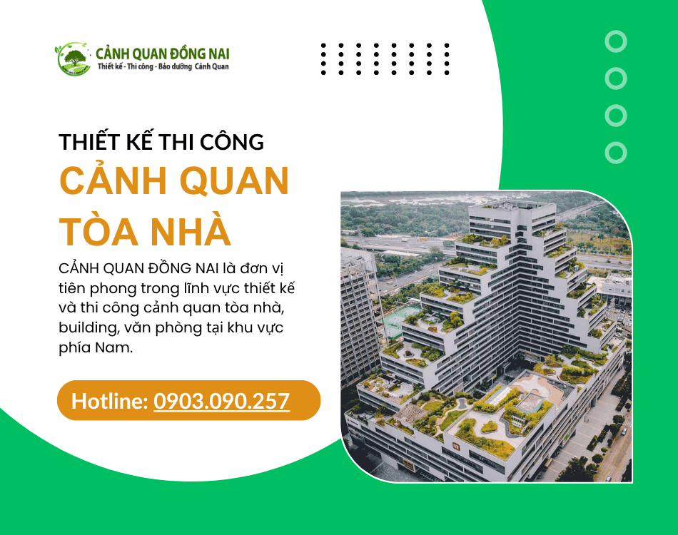 Thiết kế thi công cảnh quan tòa nhà – building 3